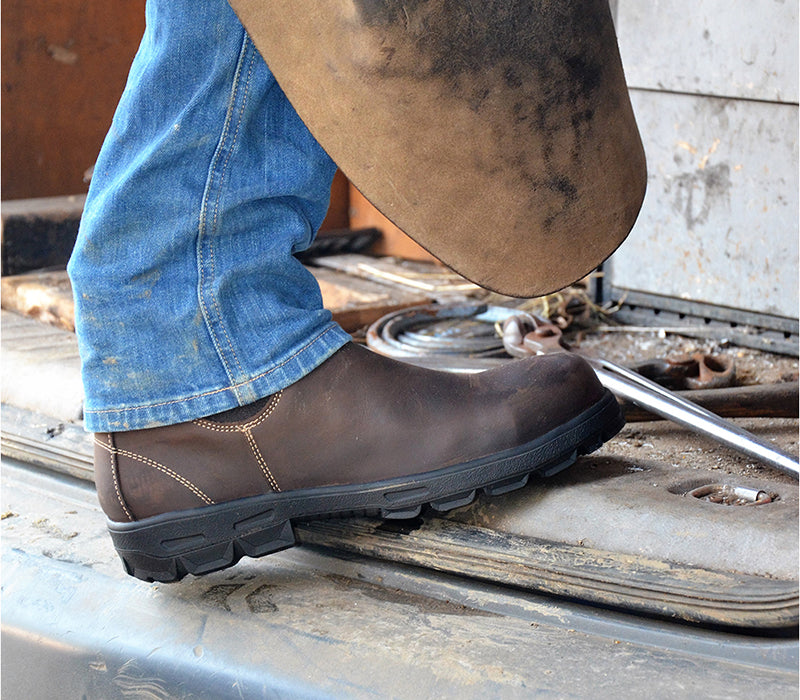 Tuffa equestrian safety boots for yard and stable work