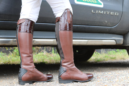 Tuffa M2M Riding Boots, Havanna