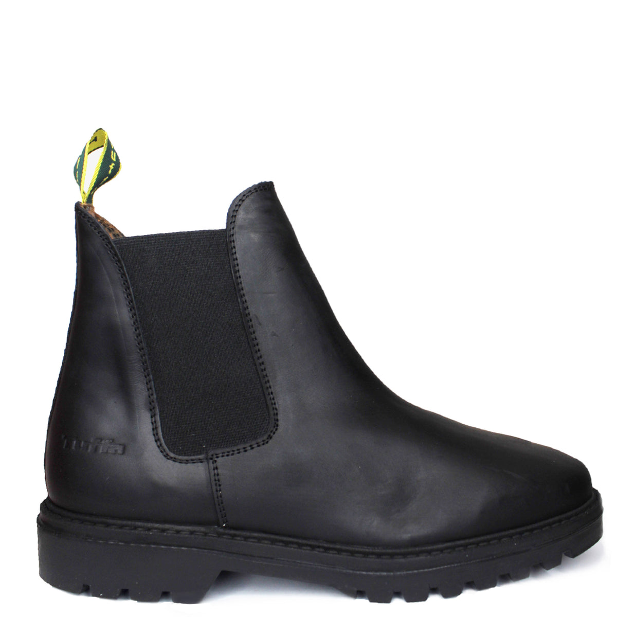 Tuffa Black Clydesdale Yard Boots – side view