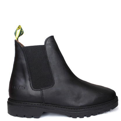 Tuffa Black Clydesdale Yard Boots – side view