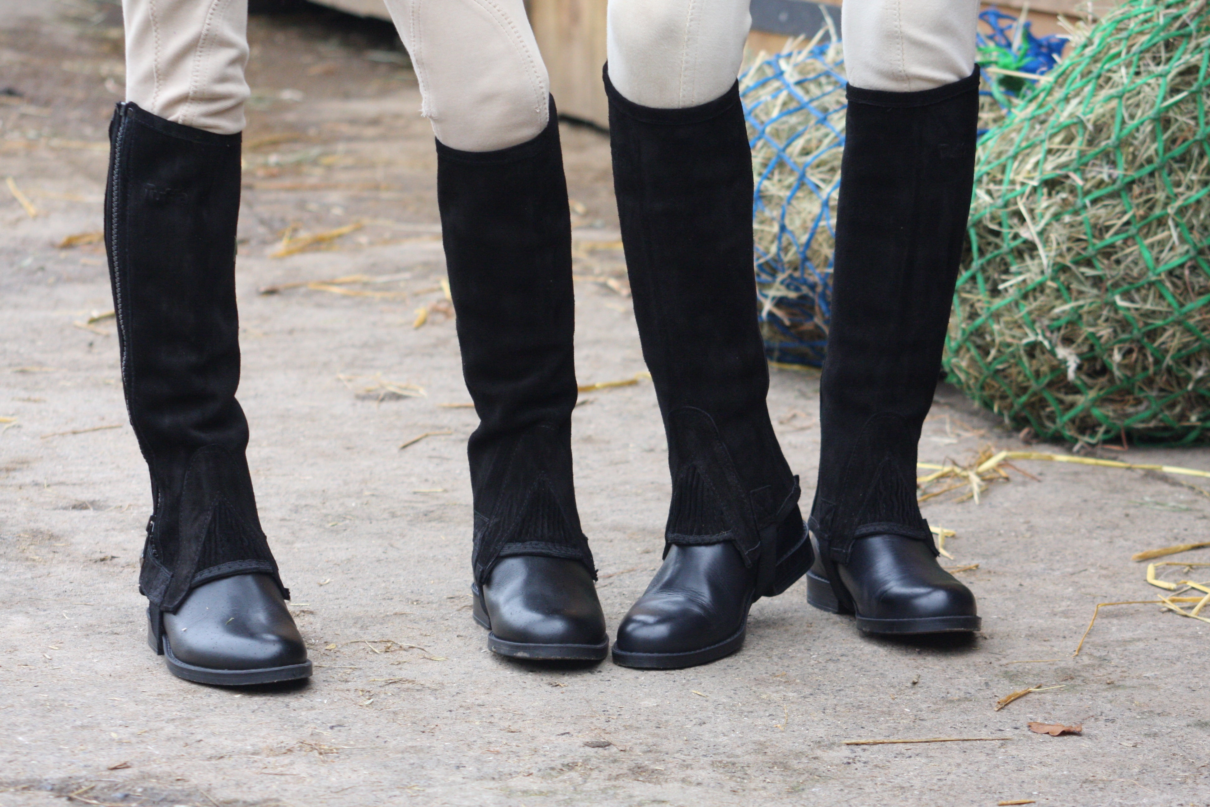 Suede Adult Half Chaps